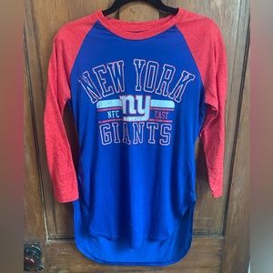 New York Giants NFL womens long sleeve shirt size S